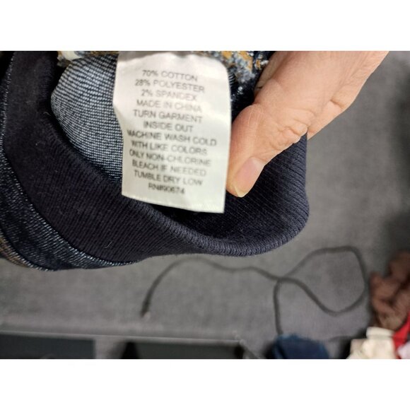 Boston Proper Womens Skinny Jeans Size 10 Dark Blue Denim Pull On Mid Rise - Picture 8 of 8